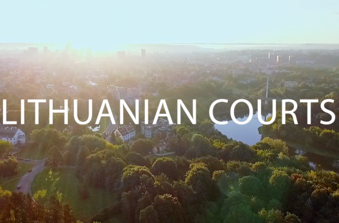The official video of the Lithuanian courts 