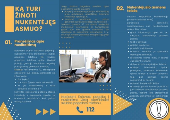 Informacinis leidinys nukentėjusiems asmenims