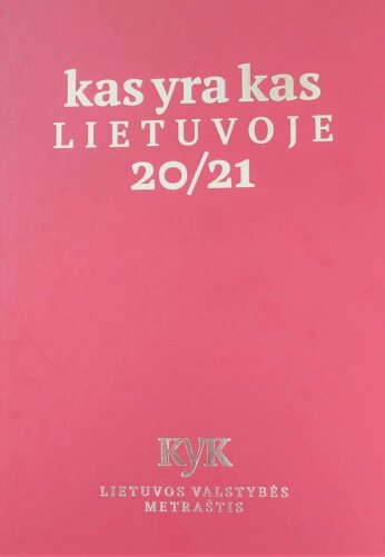 Teisėja Danutė Žvinklytė biografiniame žinyne „Kas yra kas Lietuvoje 20/21“