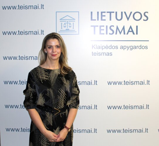 Klaipėdos apygardos teisme darbą pradeda teisėja Lina Nainienė