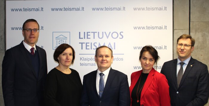 Teismo vadovai susitiko su Klaipėdos apygardos prokuratūros vadovybe