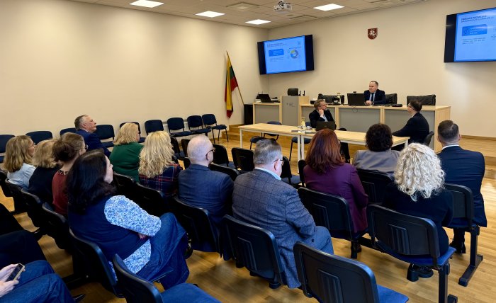 Klaipėdos apygardos teisme pristatyta 2025 metų teismo veiklos apžvalga